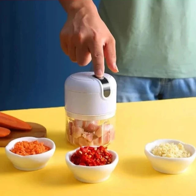 Mini Processador Triturador Elétrico - Sem Fio