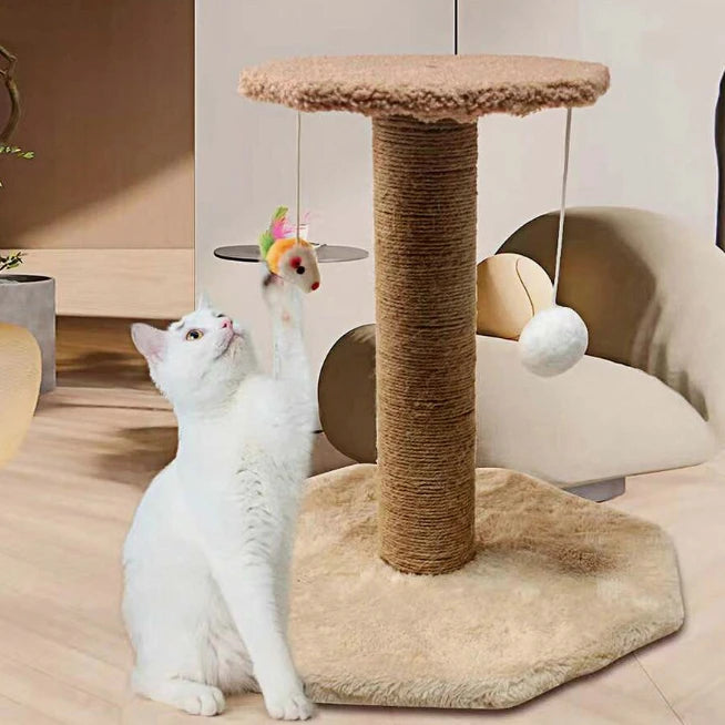 Arranhador de Sisal para Gatos – Diversão, Relaxamento e Bem-estar em Um Só Lugar!
