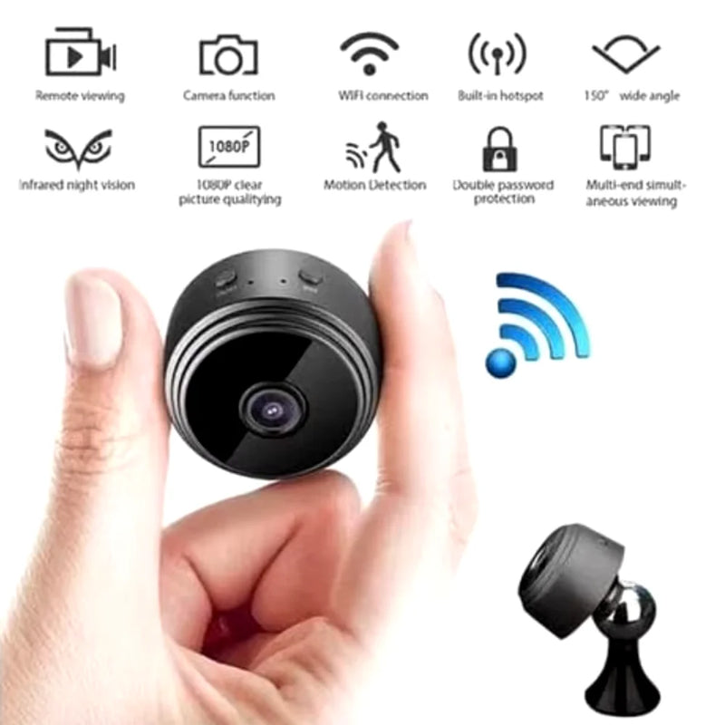 Câmera Espiã A9 Premium 1080p – Compacta, Potente e Discreta!
