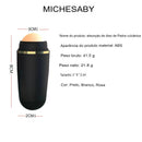 Rolo Facial de Pedra Vulcânica Define Beauty – Controle de Oleosidade Instantâneo, Sem Estragar a Maquiagem!