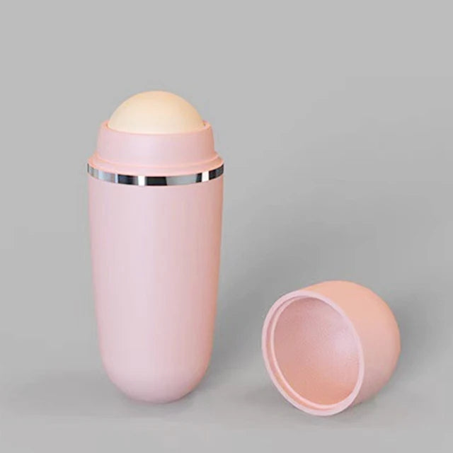 Rolo Facial de Pedra Vulcânica Define Beauty – Controle de Oleosidade Instantâneo, Sem Estragar a Maquiagem!
