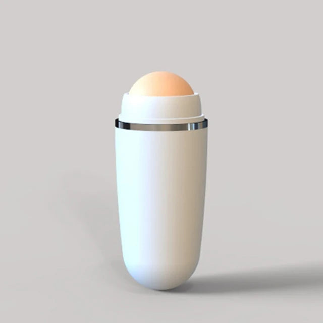 Rolo Facial de Pedra Vulcânica Define Beauty – Controle de Oleosidade Instantâneo, Sem Estragar a Maquiagem!
