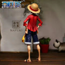 Figura Luffy One Piece 28cm - Três Formas de Rosto