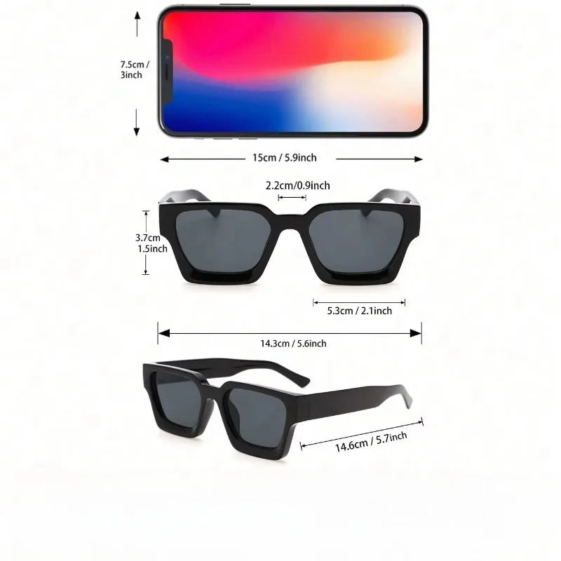 Óculos de Sol Estilo Lazer com Proteção UV400 – Unissex, Leves e Cheios de Atitude!