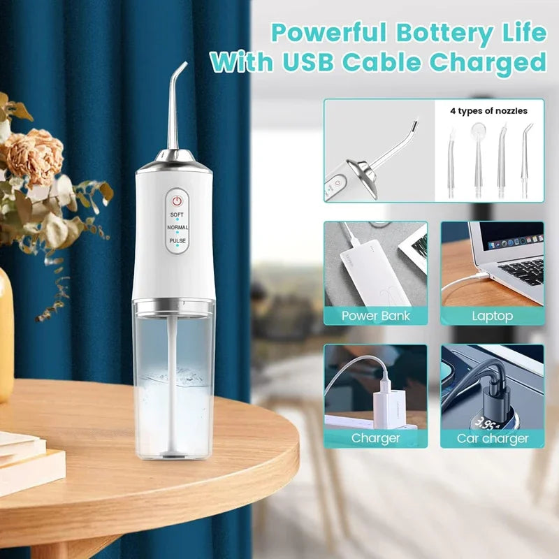 Irrigador Oral Elétrico – Limpeza Profunda e Sorrisos Saudáveis!
