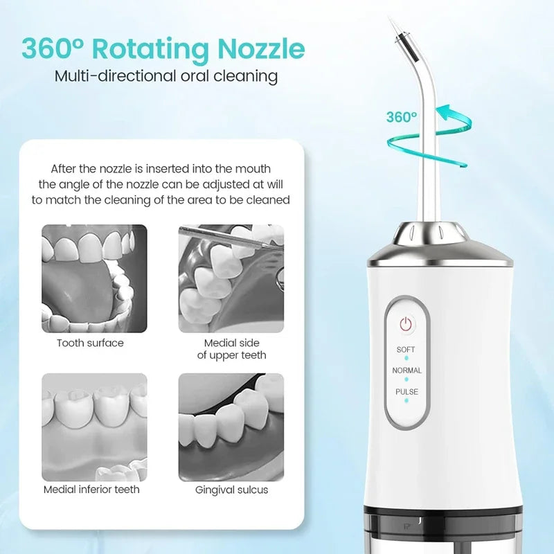 Irrigador Oral Elétrico – Limpeza Profunda e Sorrisos Saudáveis!