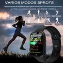 Relógio Inteligente LAXASFIT 2,29" AMOLED | Bluetooth 5.1 | Saúde &amp; Estilo