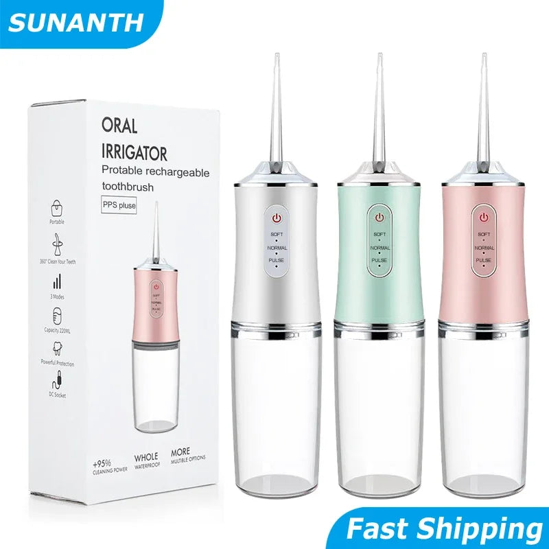 Irrigador Oral Elétrico – Limpeza Profunda e Sorrisos Saudáveis!