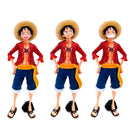 Figura Luffy One Piece 28cm - Três Formas de Rosto