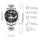 Relógio Masculino Inschic – Estilo Moderno com Movimento de Quartzo