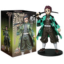 Anime Figure Demon Slayer Figures Kimetsu No Yaiba Doll Tanjiro Nezuko Zenitsu Figurine Inosuke Warrior Action Figure Model Toys