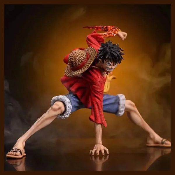 Bonecos de ação estilo batalha de 18 cm do Monkey D. Luffy One Piece - Colecionáveis