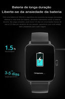 Smartwatch com Chamadas de Voz e Super Bateria!