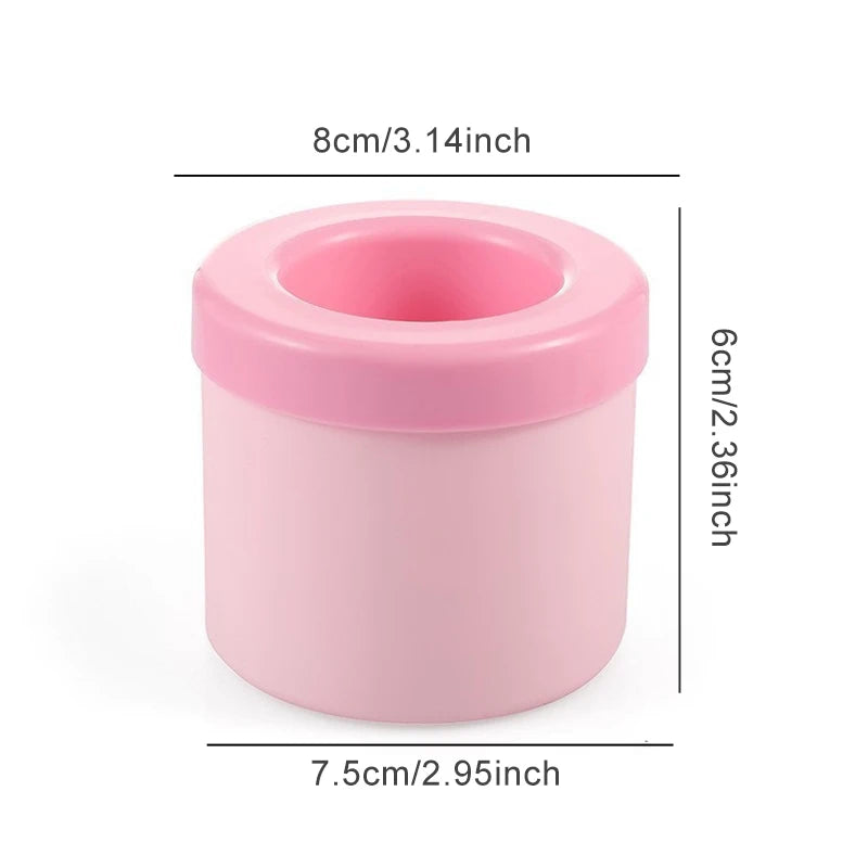 Molde de Gelo de Silicone Redondo – Praticidade e Estilo para Suas Bebidas!