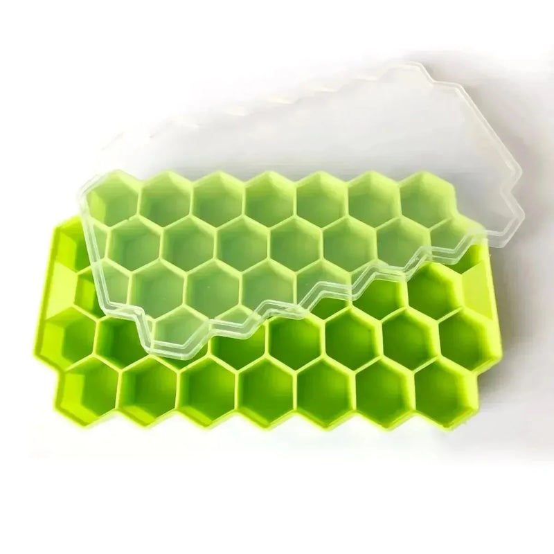 Molde de Gelo em Silicone com 14 Cavidades – Prático, Ecológico e Durável!