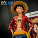 Figura Luffy One Piece 28cm - Três Formas de Rosto