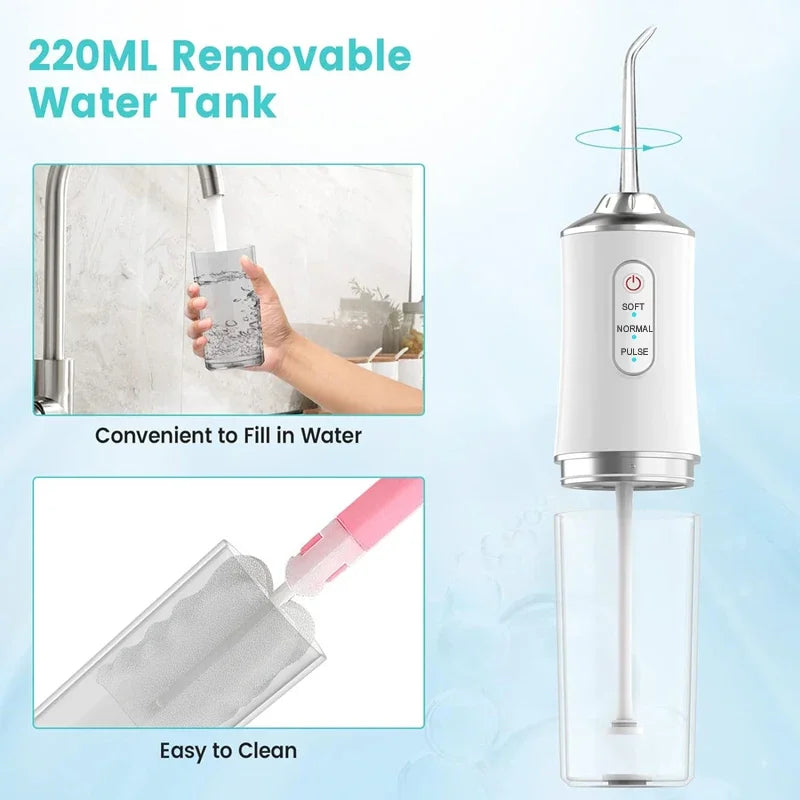 Irrigador Oral Elétrico – Limpeza Profunda e Sorrisos Saudáveis!