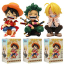Luffy, Zoro e Sanji – One Piece | Figura Colecionável Bandai 12cm
