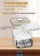 Máquina de Gelo com Tampa fácil prensagem – 50 Cubos de Grande Capacidade