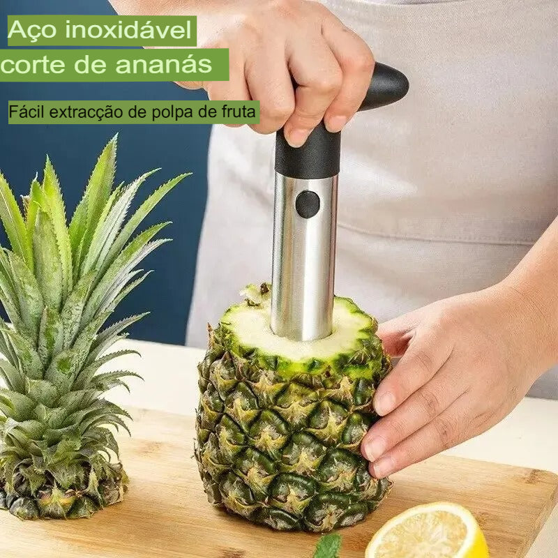Fatiador de Abacaxi Inox – Corte Rápido, Fácil e Sem Esforço!