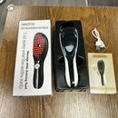 Pente Elétrico de Massagem Capilar 3 em 1 – Vibração, Luz Terapêutica e Nano Atomização