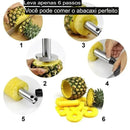 Fatiador de Abacaxi Inox – Corte Rápido, Fácil e Sem Esforço!